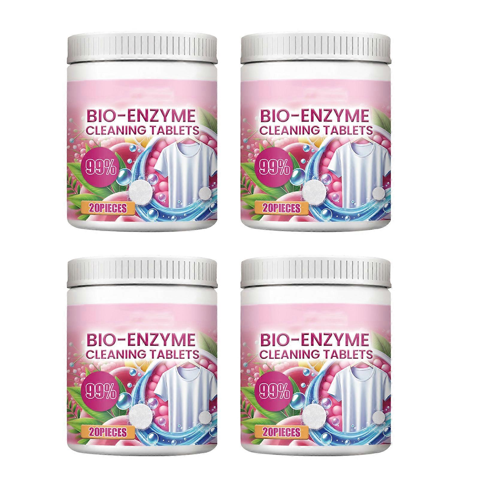 Enzymatic Cleaning Tablets Bio Enzyme Cleaning Tablets Set For Clothes And Household, Safe Multiple Use
