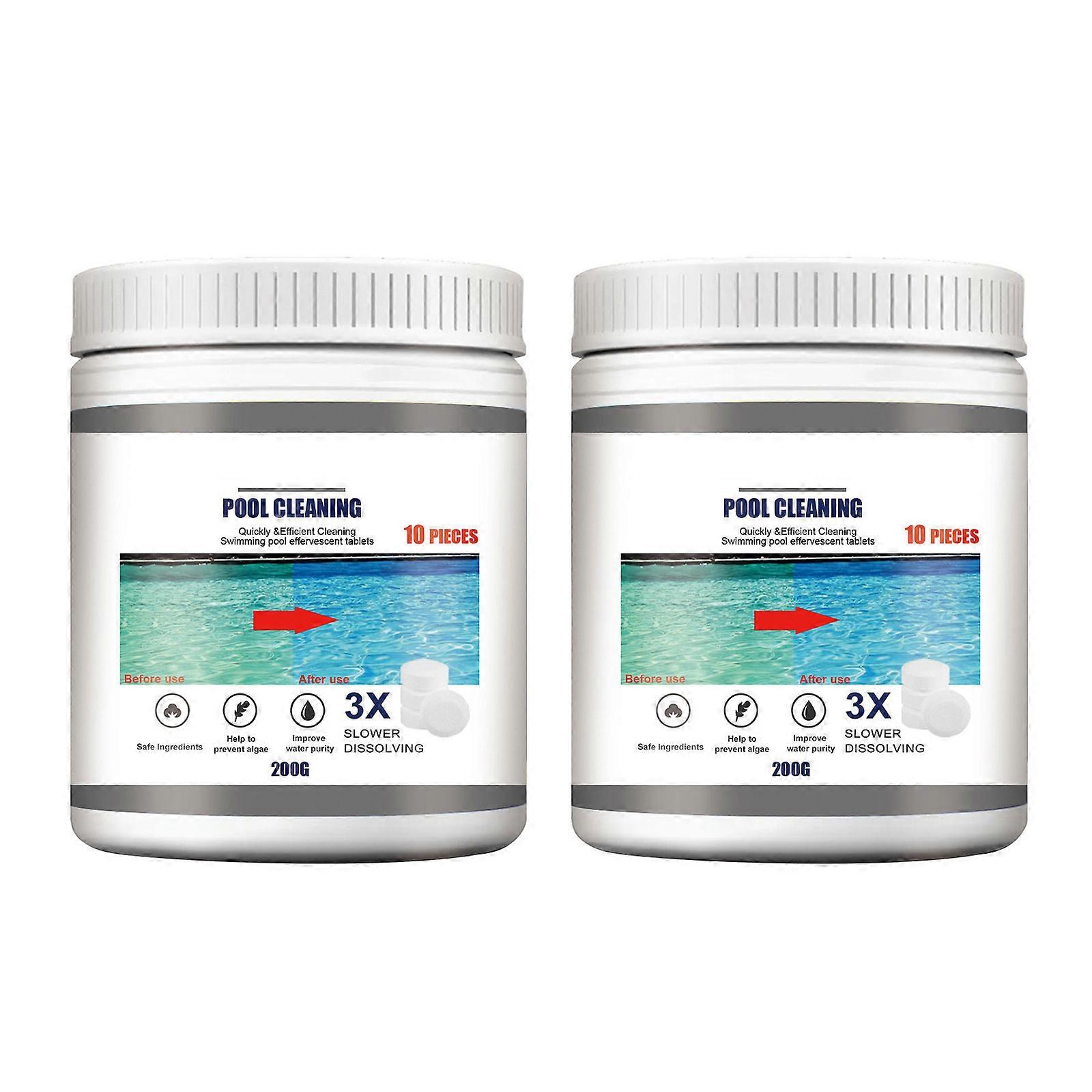 Chlorinating Tablets Stabilized Chlorine Tablets for Swimming Pool Slow Dissolving Pool Sanitizing Tablets Replacement