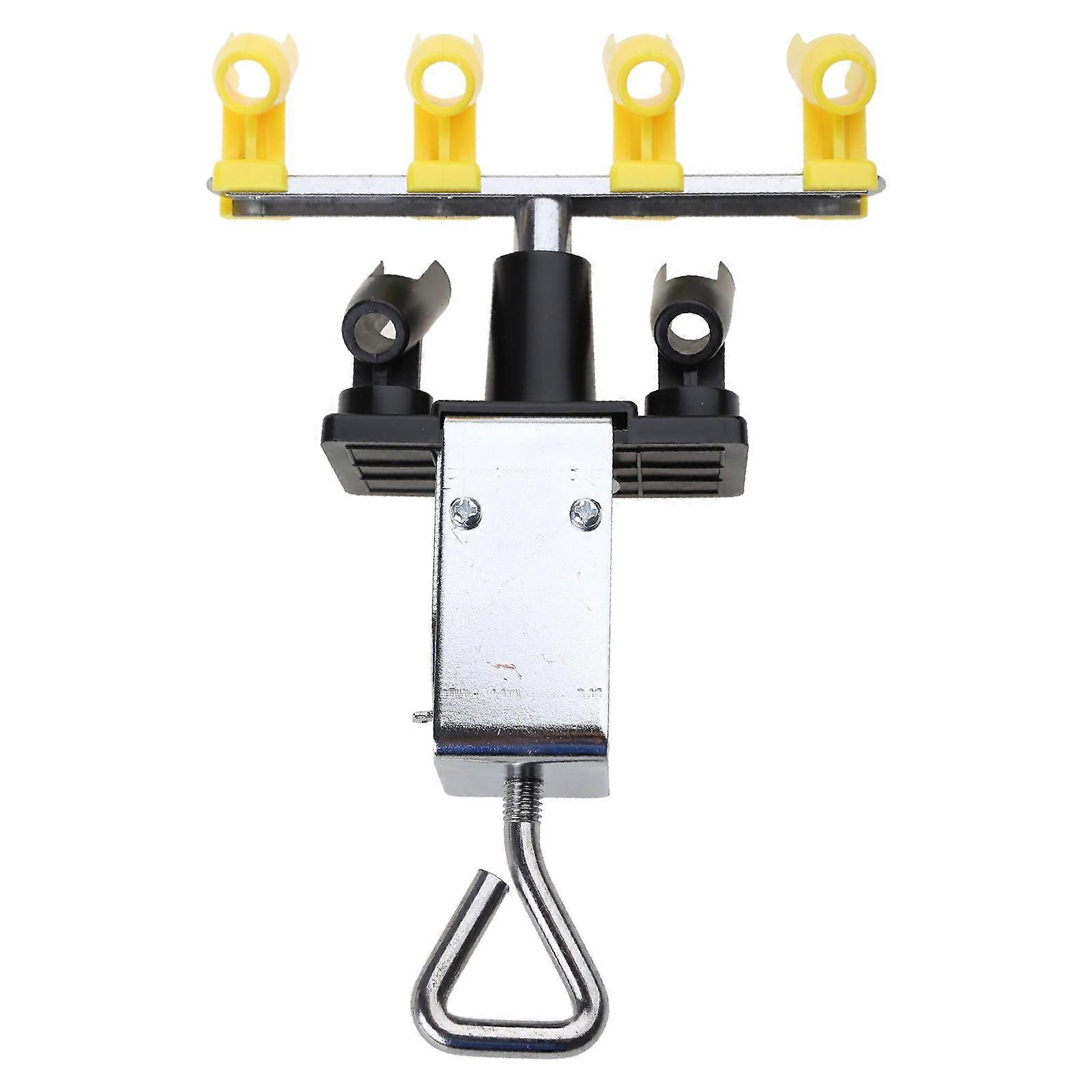 Airbrush Holder Practical Clamp-on Style Air Brush Station Stand Kit 360° Rotate Hold Up to 6 Airbrush Guns for Beginner