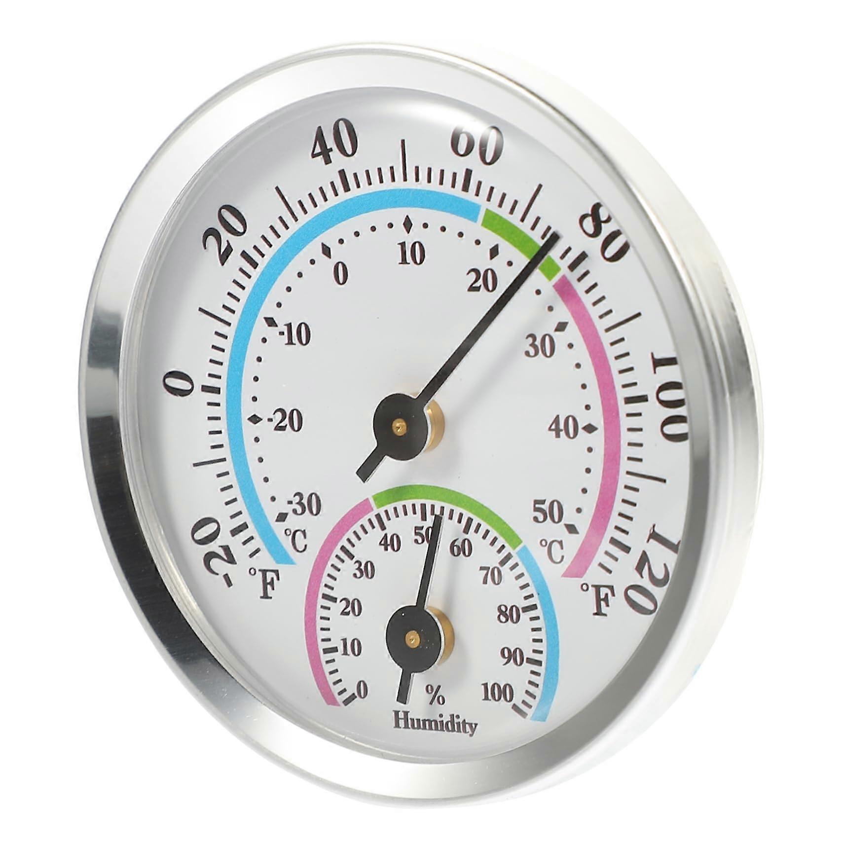 Hygrometer Temperature and Humidity Display for Indoor Use Wall-Mounted Thermometer for Bedroom and Garden Durable Design