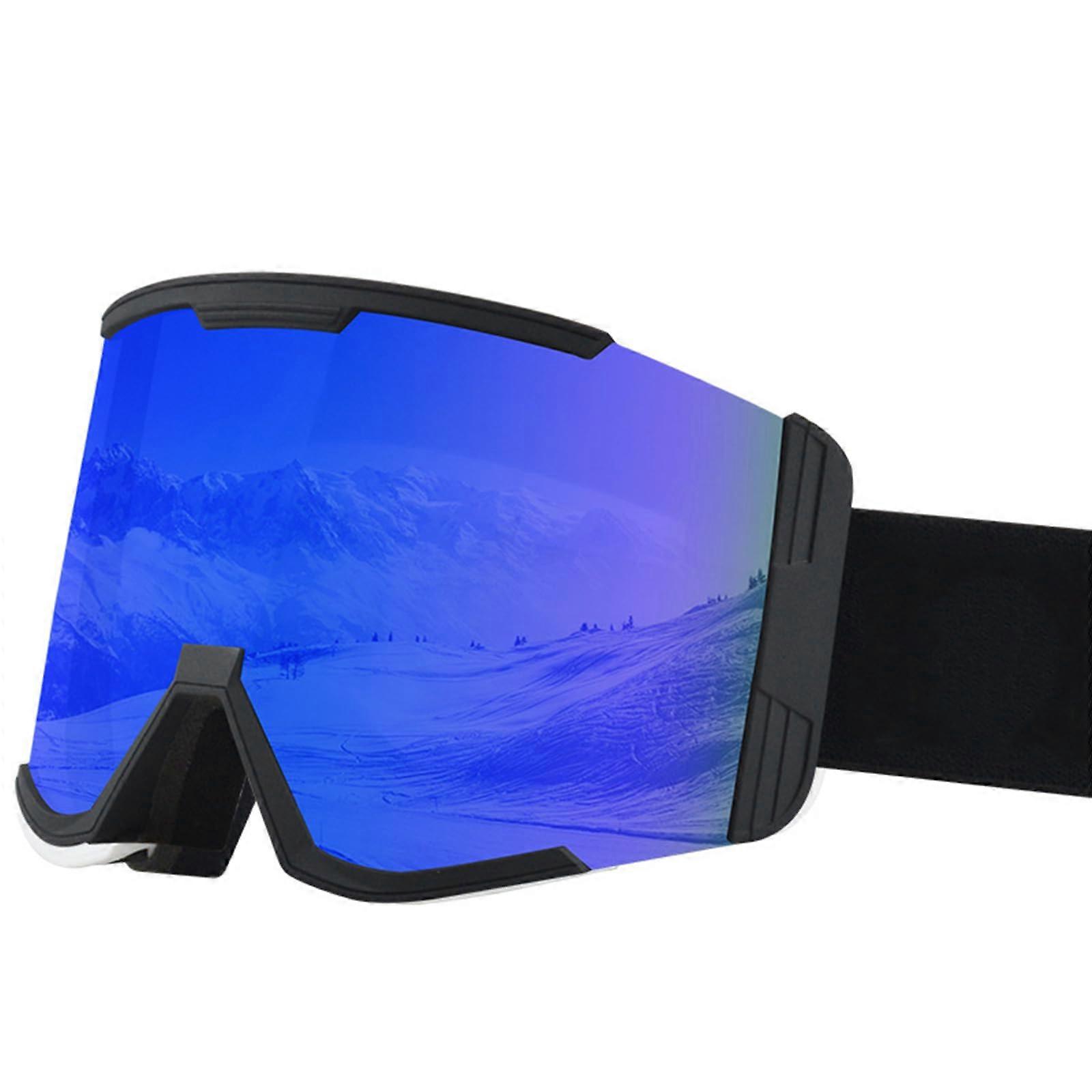 Snowboard Goggles with Scratch-Resistant Lenses, UV Protection, Adjustable Strap, Anti-Fog Winter Ski Goggles