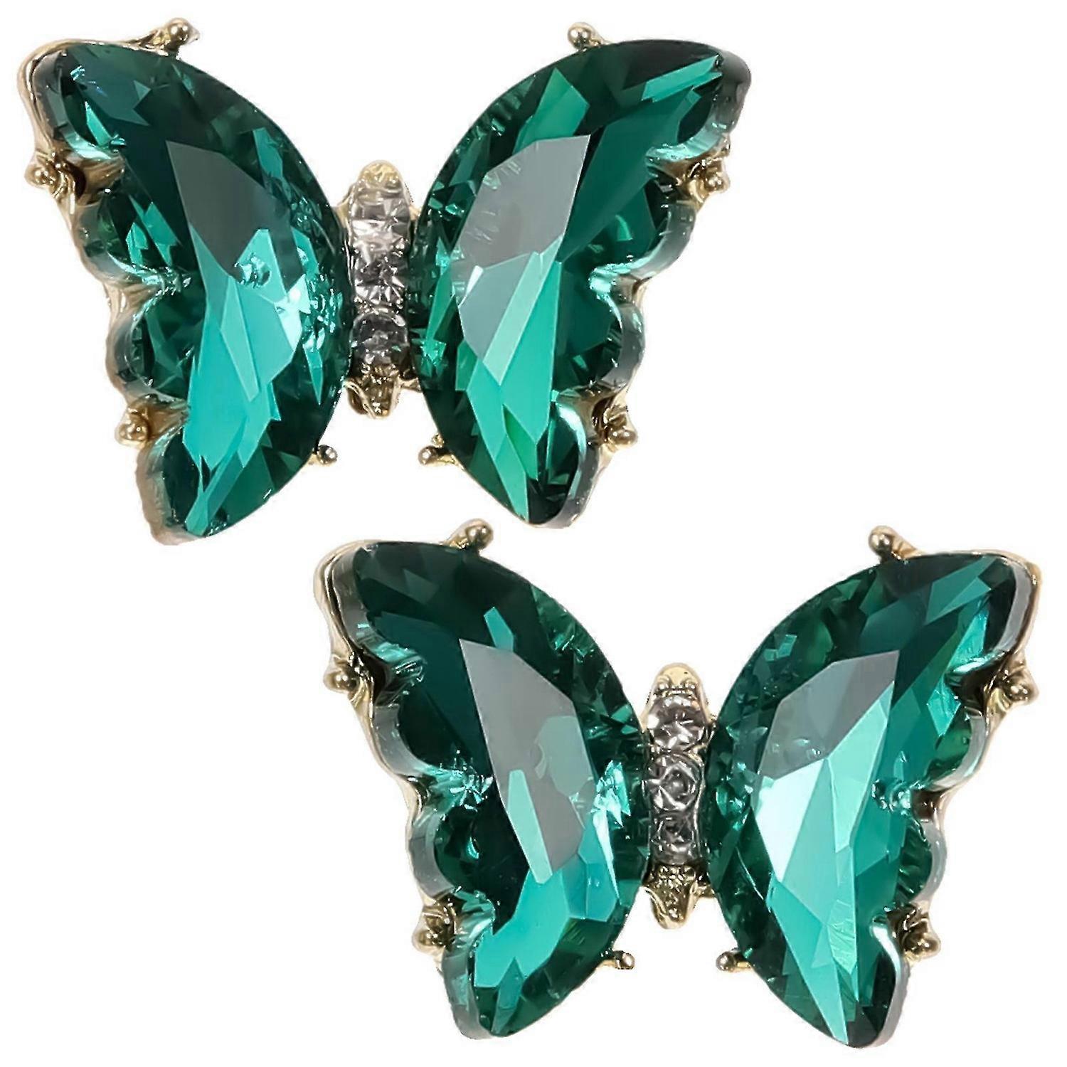 1 Pair Aesthetic Earring Minimalist Ear Stud Cool Butterfly Shape Post Earring