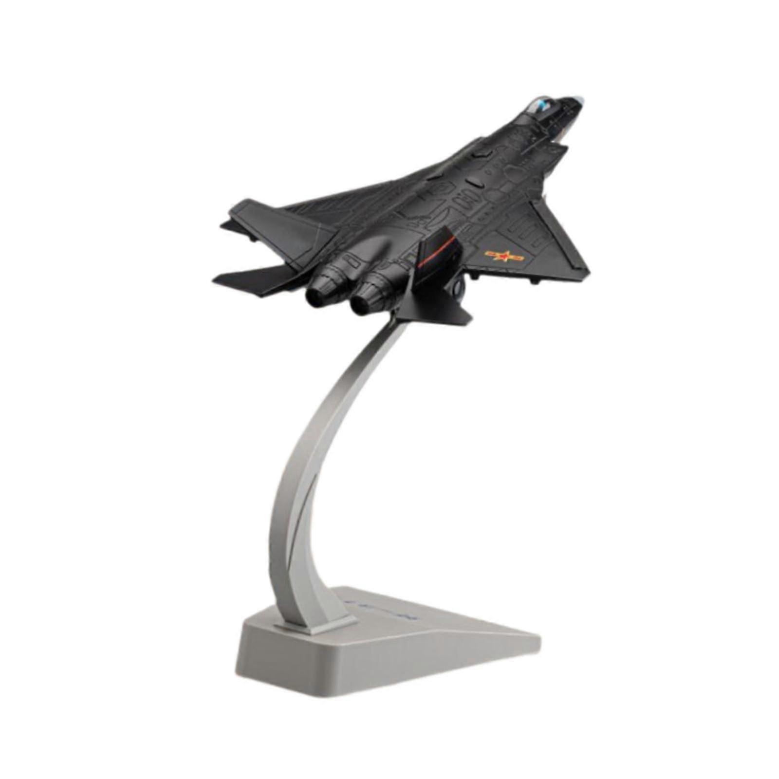Simulation 1:68 Aircraft Model with Display Stand Suitable for Various Settings like Cafe, Living Room, and Office