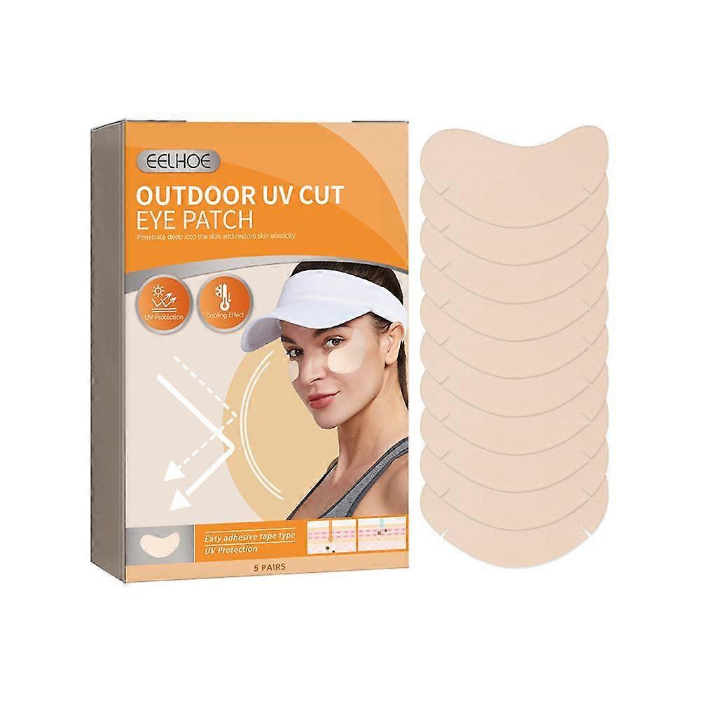 5pairs(A)$Sunscreen eye patch moisturizing eye patch outdoor activities eye sunscreen care fade freckles EEA08-A049-5-OG1