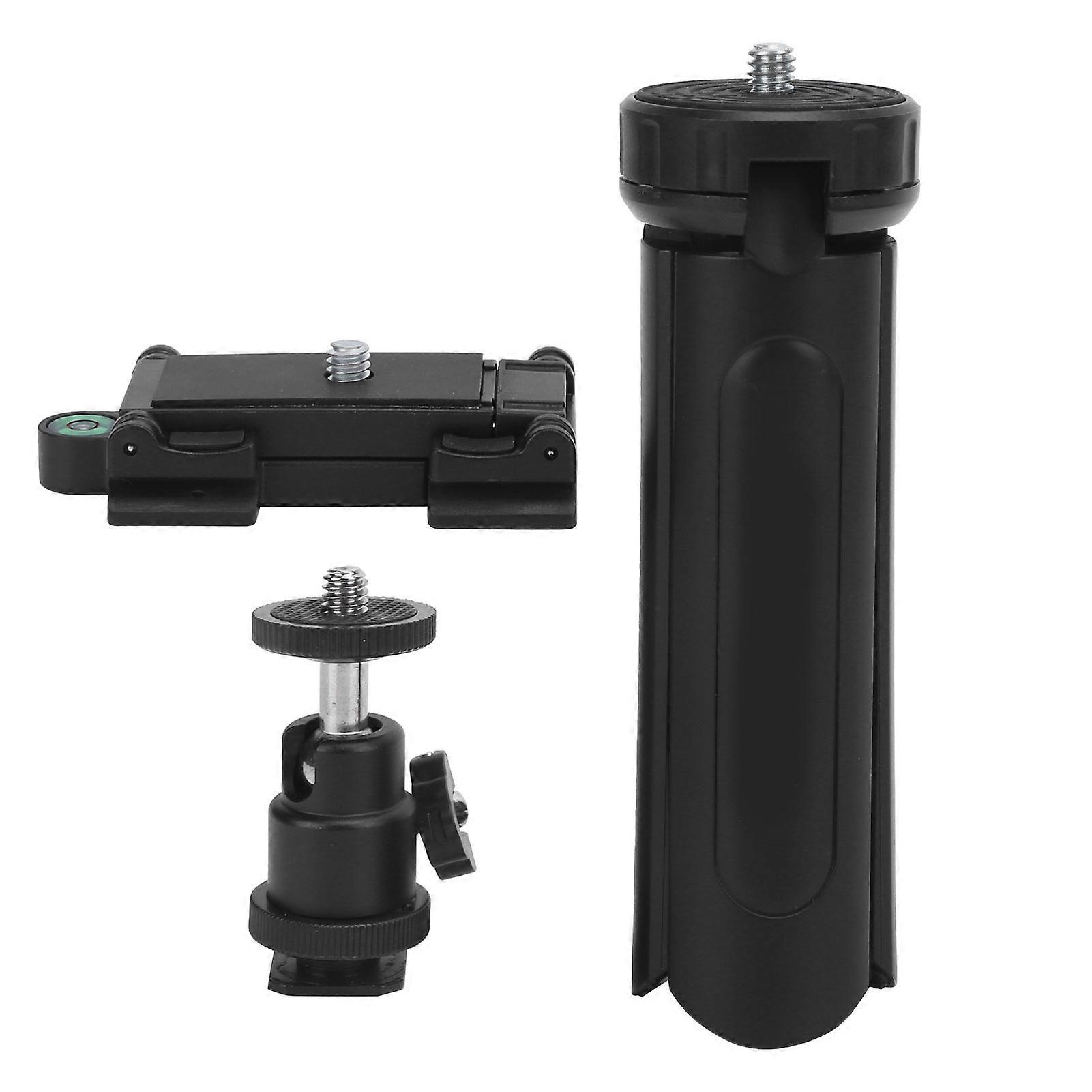 Manbily Mini Tripod Stand Cold Shoe Mount for Camera Phone with Ball Head and Universal Phone Clip