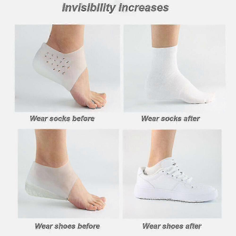 5cm Footbed Enhancers Invisible Height Increase Insoles Pad-dwdz