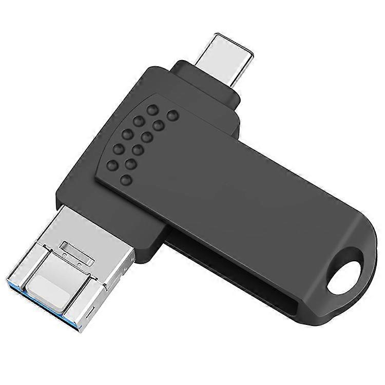 RICHWELL 32GB USB 3.0 Flash Drive Type C/Lightning/USB Thumb Drive Swivel Memory Stick Data Storage U Disk