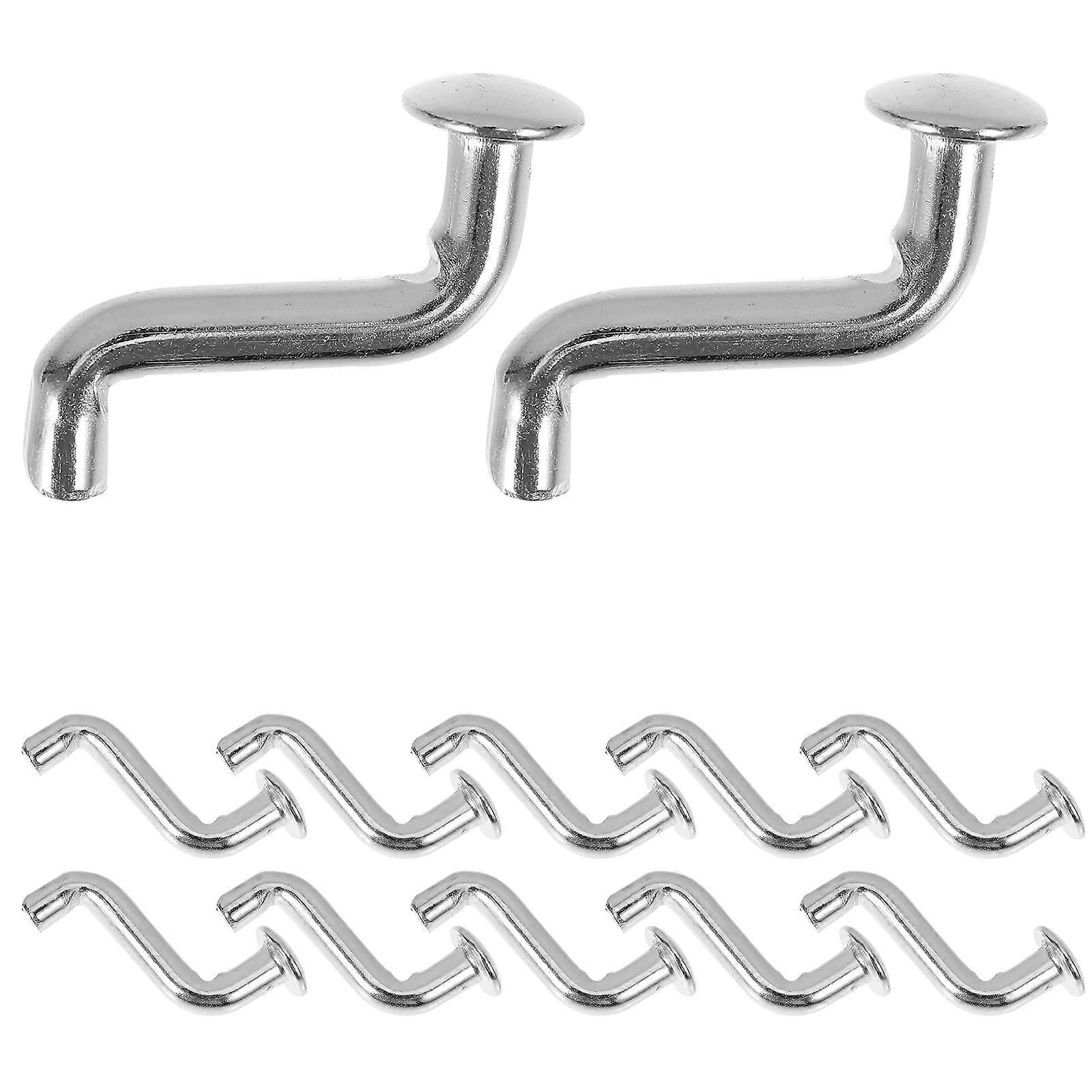 50pcs Heavy Duty Pallet Racking Hooks with Safety Pins – Easy Installation and Enhanced Security for Warehouse & Supermarket Shelving