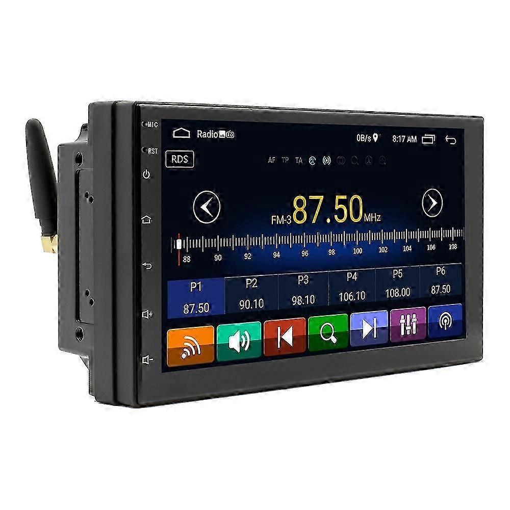 2025 S-072A 7 pollici IPS schermo auto lettore Android navigazione GPS Bluetooth Touch Radio, supporto specchio Link & FM & WIFI e controllo del volante