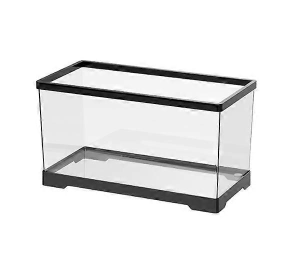 turtle terrarium with diving and feeding area, covered design