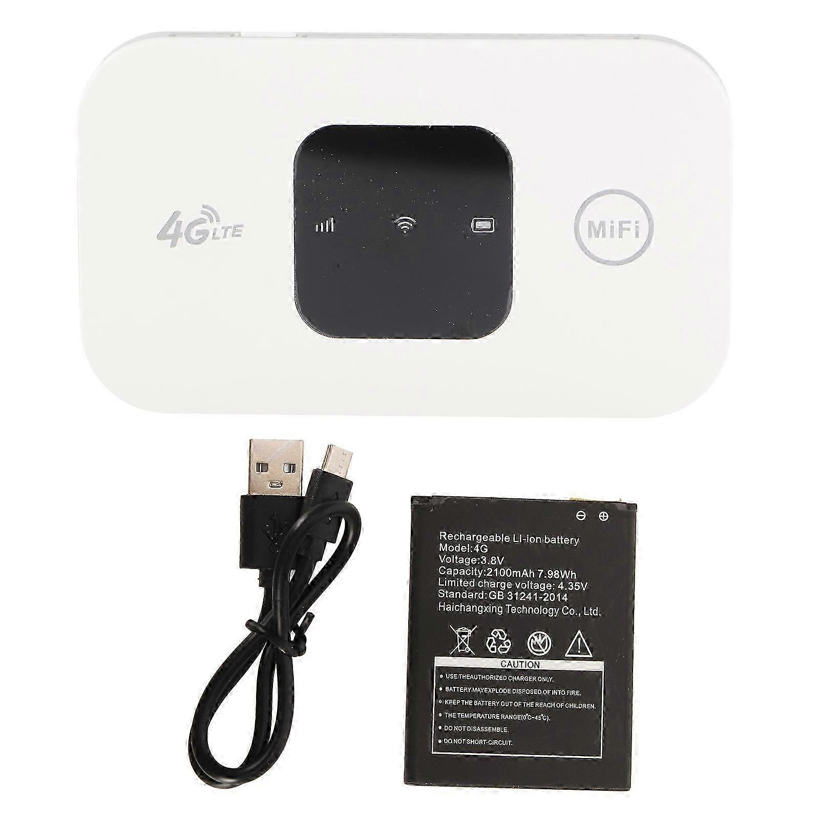 4G LTE Portable Mobile WiFi Hotspot with SIM Card Slot Supporting Up to 10 Users Ideal for Travel in Africa and the Middle East