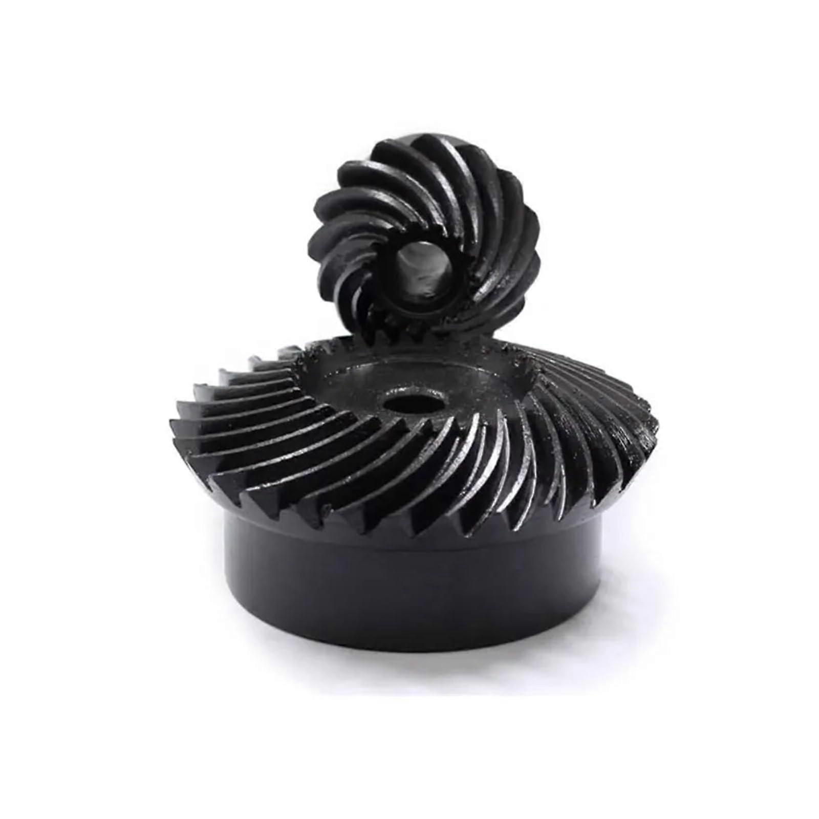 Bevel Gears 1 Set 45 Steel 2M 15T to 60T Spiral Bevel Gear M2 Modulus 1:4 90 Degrees Differential Gear Same Ratio Diameter 8mm to 12mm Hole