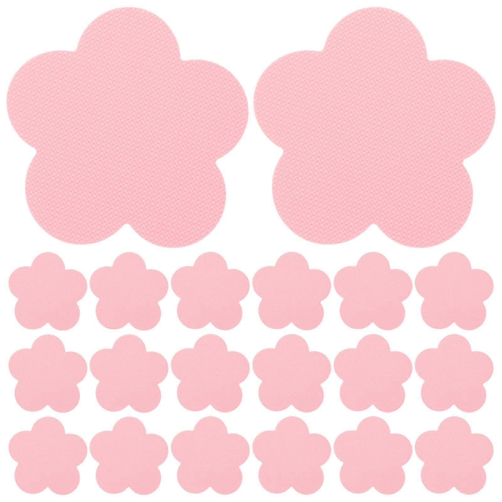 Flower for Tub, Shower Area Enhancements with Reliable Non-Slip Stickers