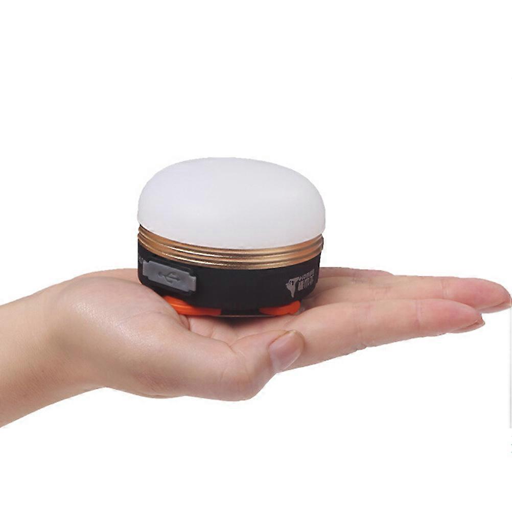 Portable Camping Lantern LED Rechargeable with Magnet and 3 Modes for Men and Women in Emergency Situations 6.5x5.3cm 1Pcs