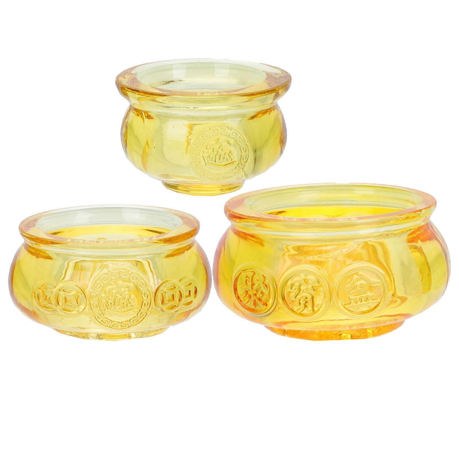 Golden Cornucopia Decoration for Tabletop Use 1Pcs Sacrificial Bowl