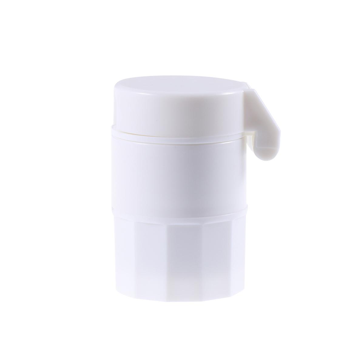 White Pill Pulverizer Multifunctional Crushing Case Home Use 1Pcs
