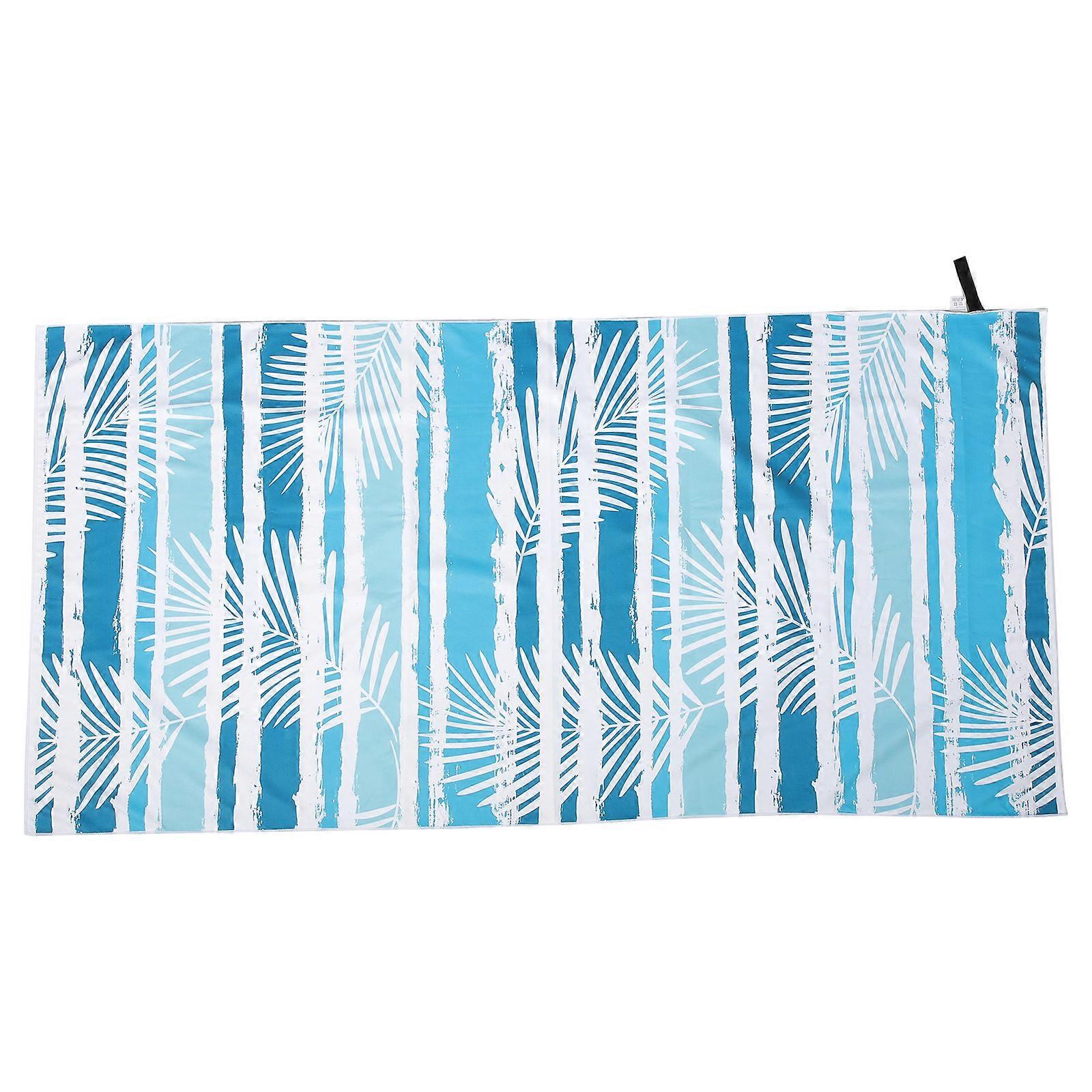 Quick Drying Microfiber Beach Towel for Women – Double Sided Leaf Design, Lightweight, Absorbent, Multi Use for Pool, Beach, Travel, and Outdoor