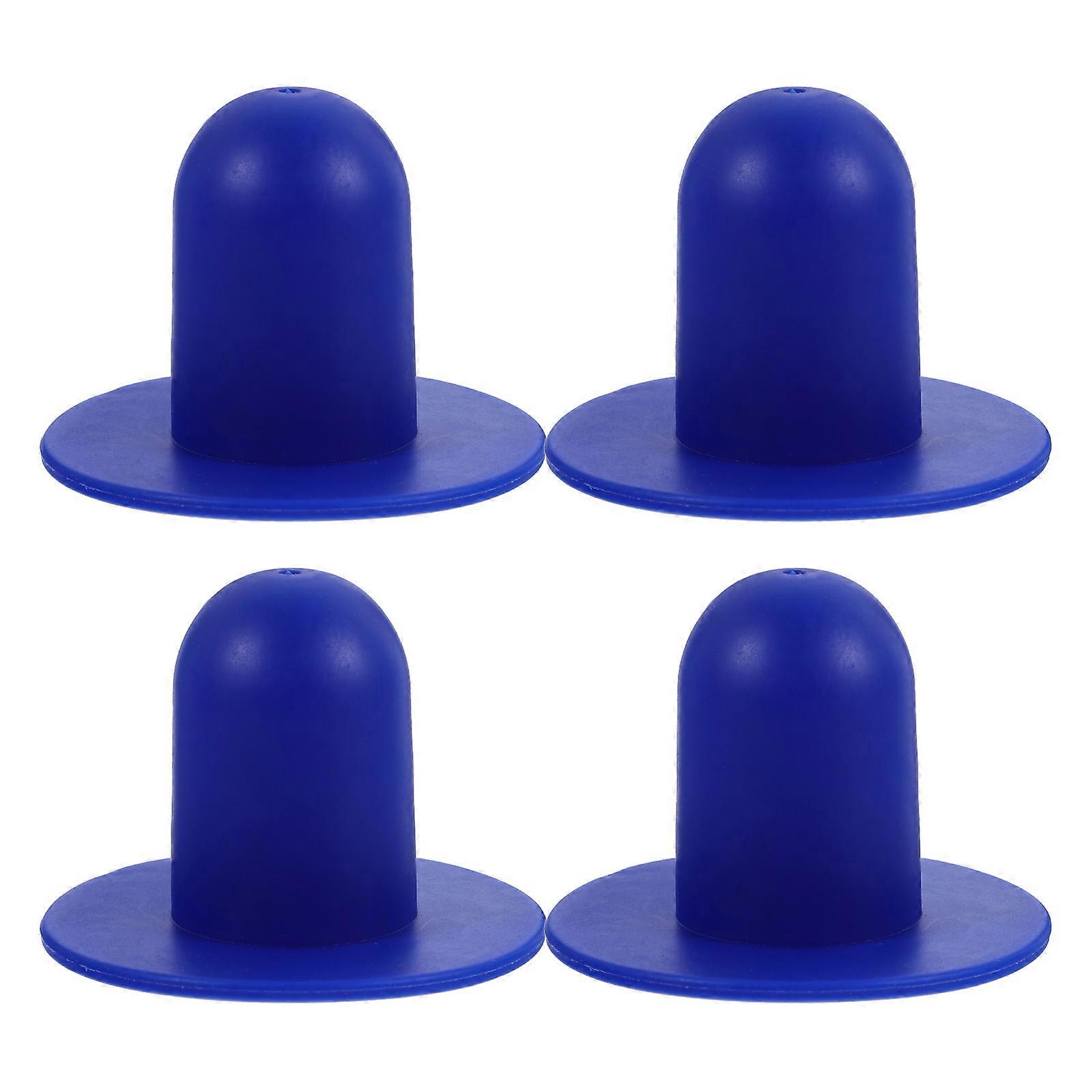 Pool Strainer Hole Plug Heavy Duty Pool Owners Prevent Water Leakage Blue 4Pcs