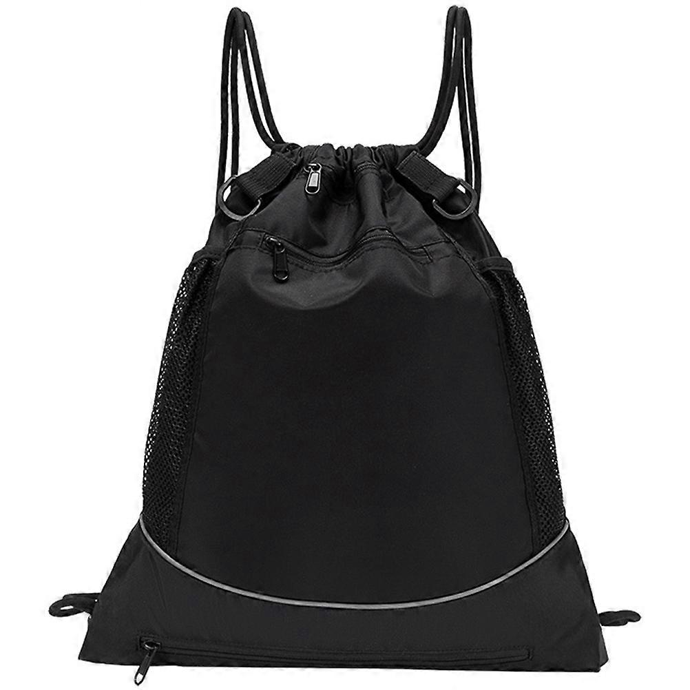 Basketball Bag MultiFunction Drawstring Soccer Backpack For Gym Travel Storage TearResistant 43X40CM 1Pack