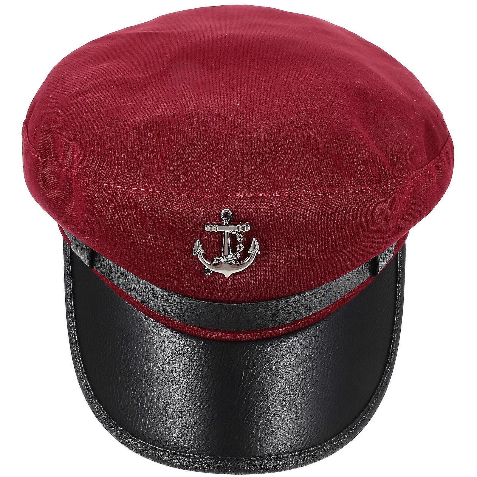 The **Lightweight Sailor Captain Hat** is a versatile cosplay accessory designed for events like masquerade parties, performances, or role playing