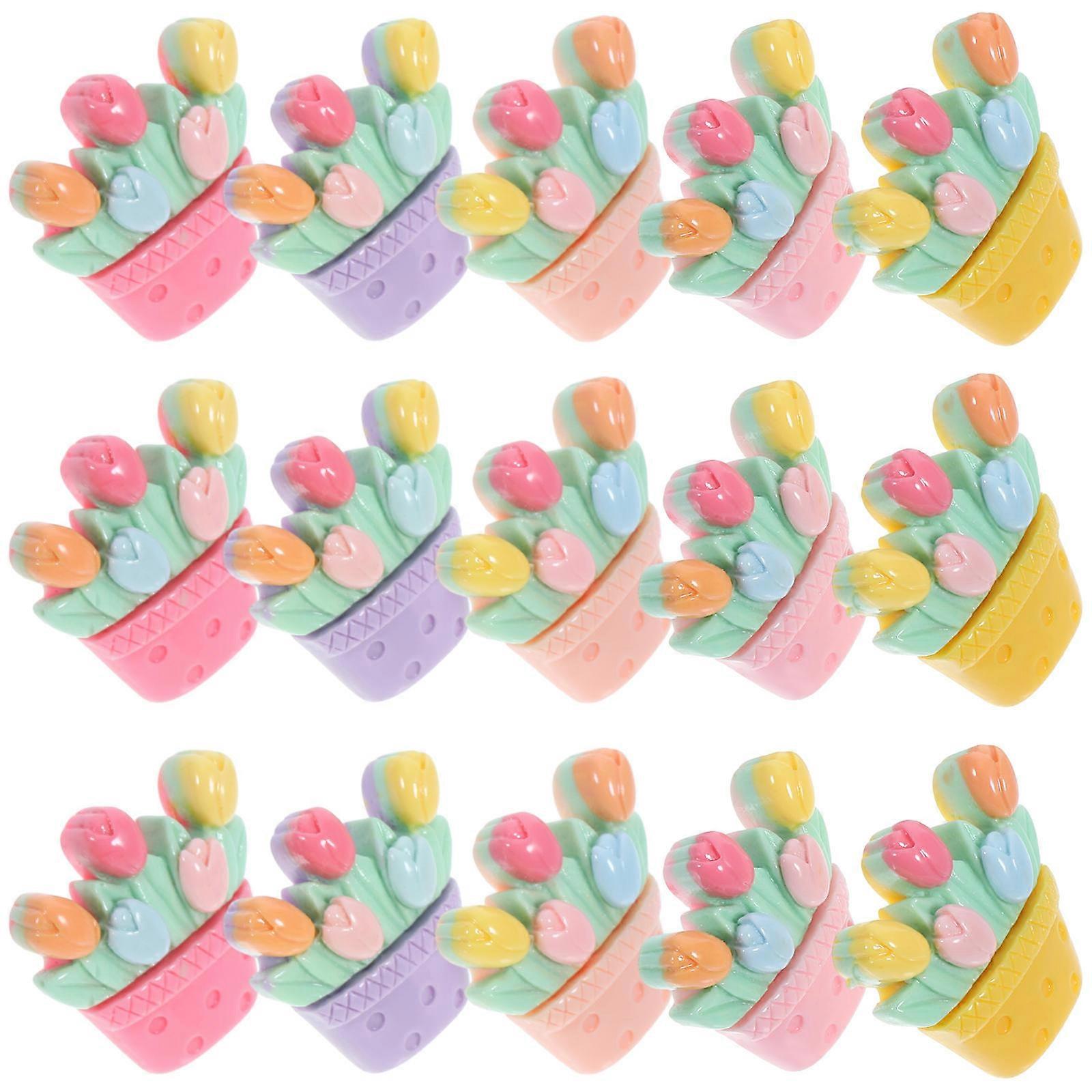 Daily Use Thumbtacks Convenient Pushpins Tulip Shape Design Home Decoration Office Use 20Pcs
