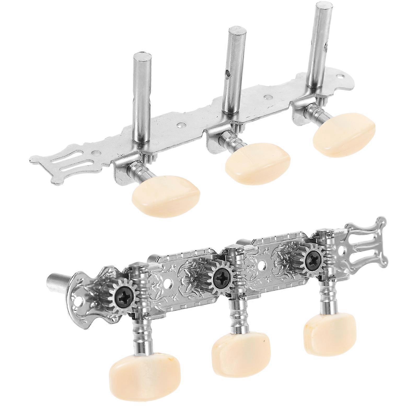 Guitar Tuning Pegs Knobs 2pcs Metal Resin Accessories for Classical Guitars Durable Tools for Left and Right Handed Players Improved Sound Quality