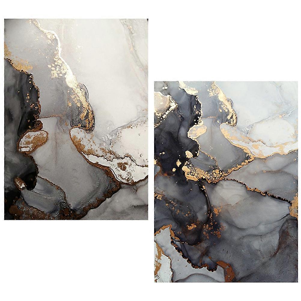 Frameless Paintings Wall Hanging Decor Assorted Color For Office 2Pcs