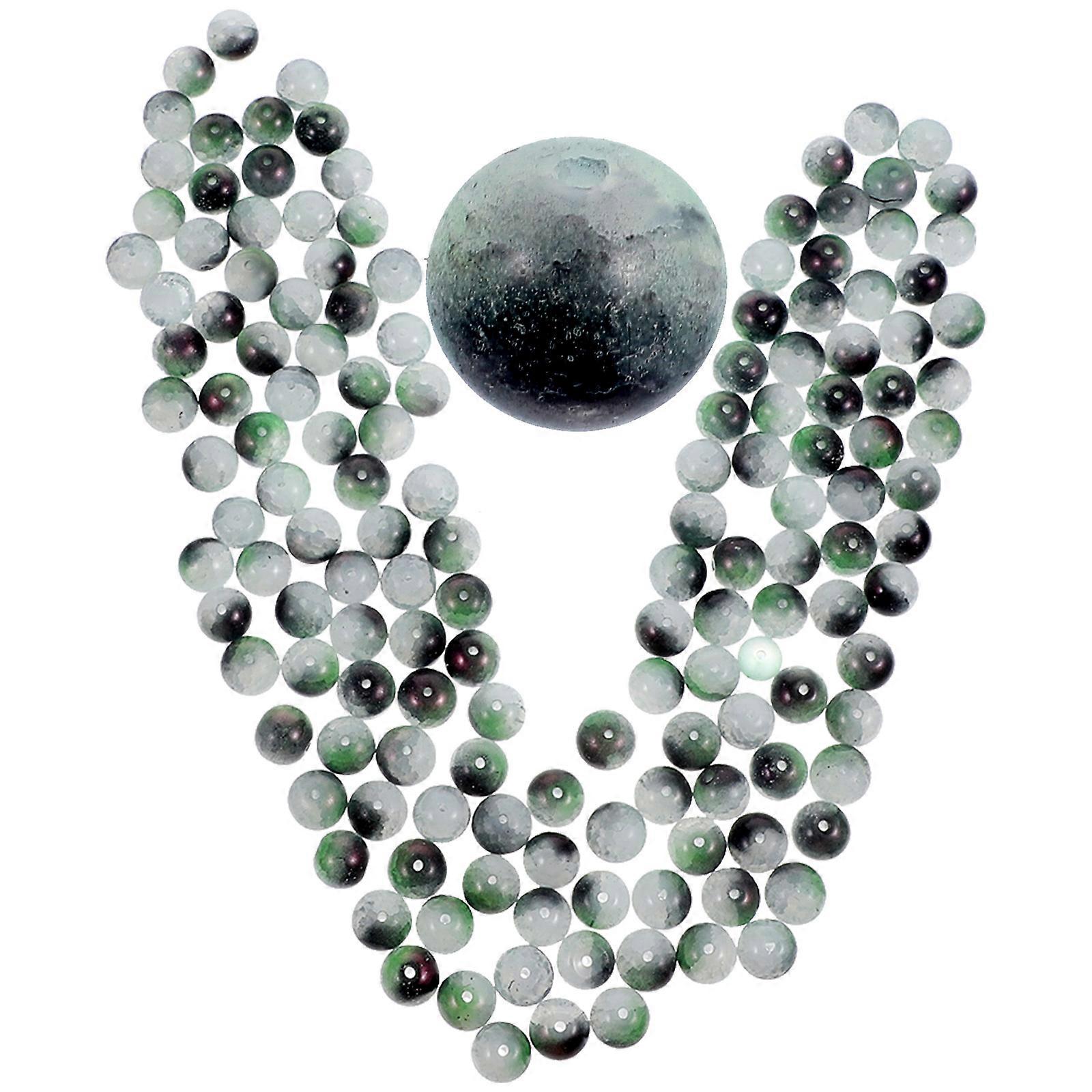 Beads Loose Beads For Jewelry Making Crafts Multi Color Different Shapes Glass Diy 150Pack