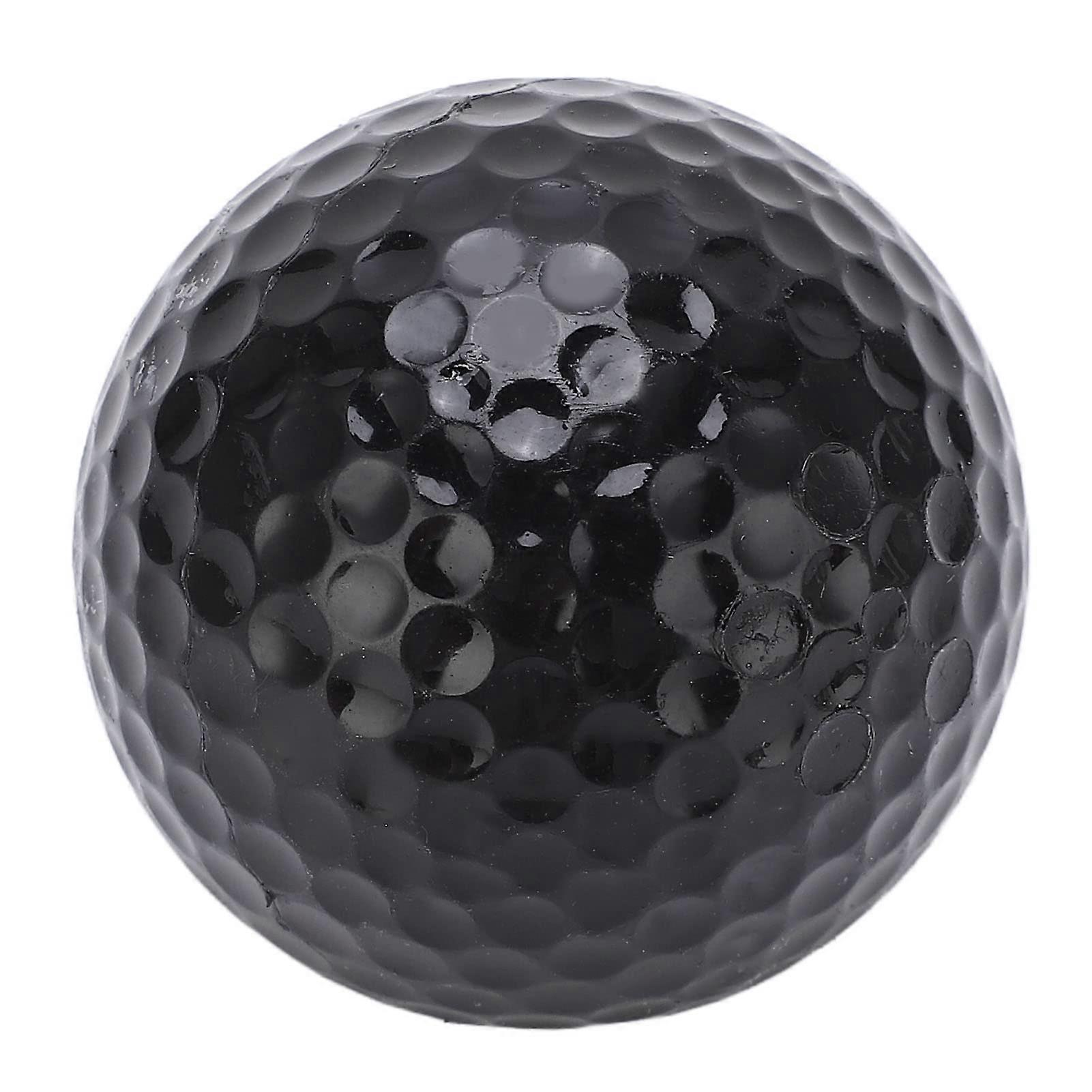 2 Layers Floating Water Golf Ball, ColdResistant, Floating Golf Ball, Sturdy, Unique, Unsinkable, Hard for Training (Black) Ref: 5020