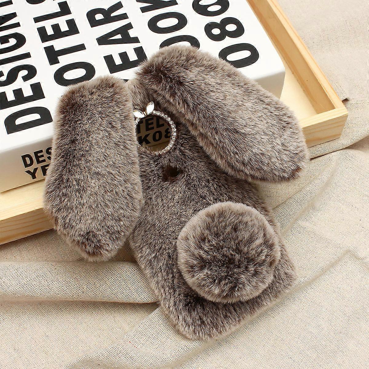 Case Plush Rabbit Phone Case for 1Pcs Brown