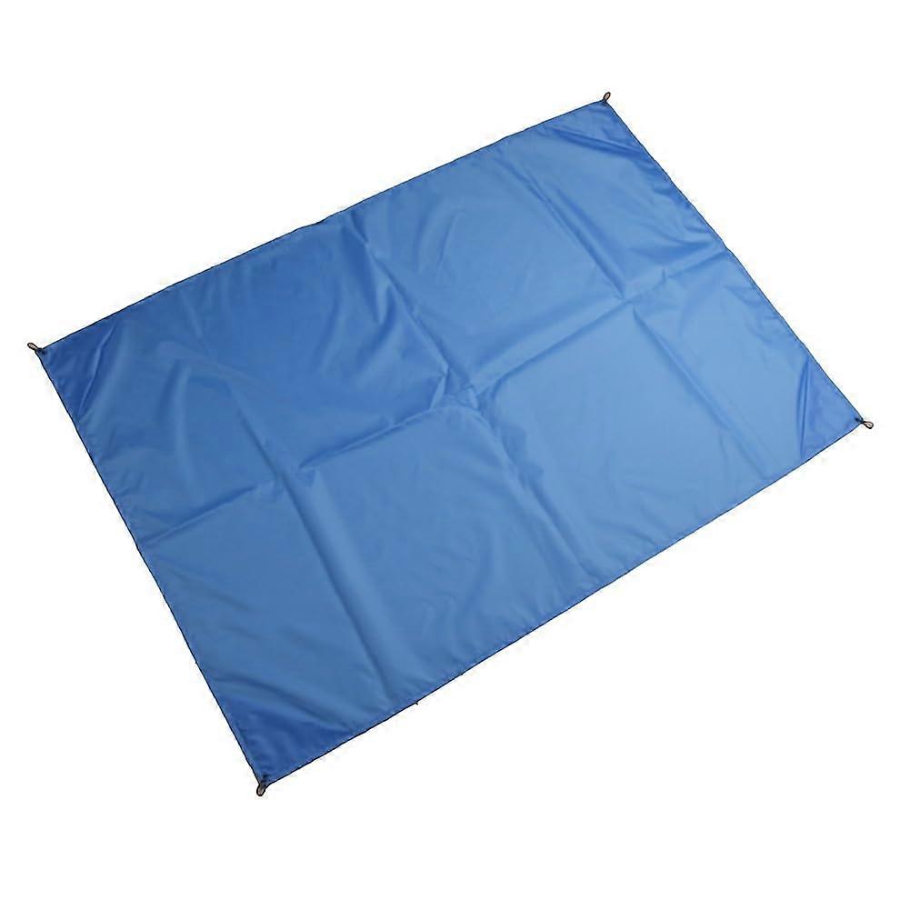 Waterproof Picnic Blanket for Family, Foldable Beach Mat 1x1.4m, Sandproof for Camping, Park and Travel in Blue