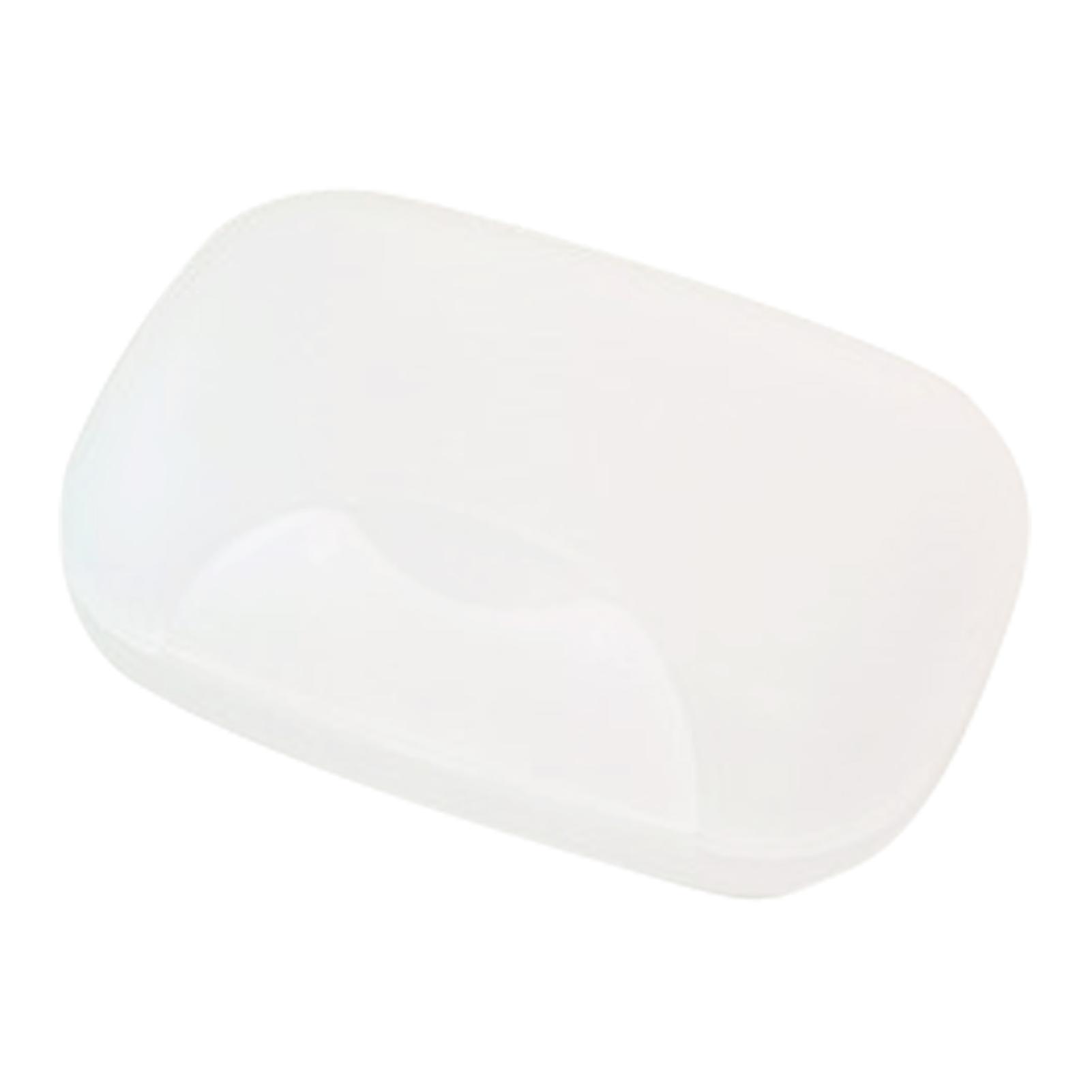 Waterproof and portable travel soap box, transparent and frosted, ideal for home or hotel