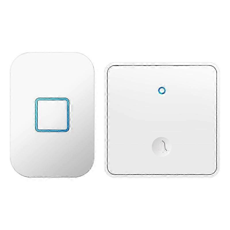 Adjustable Volume Door Bell Kit Type 86 Big Panel Button Wireless Doorbell with 1