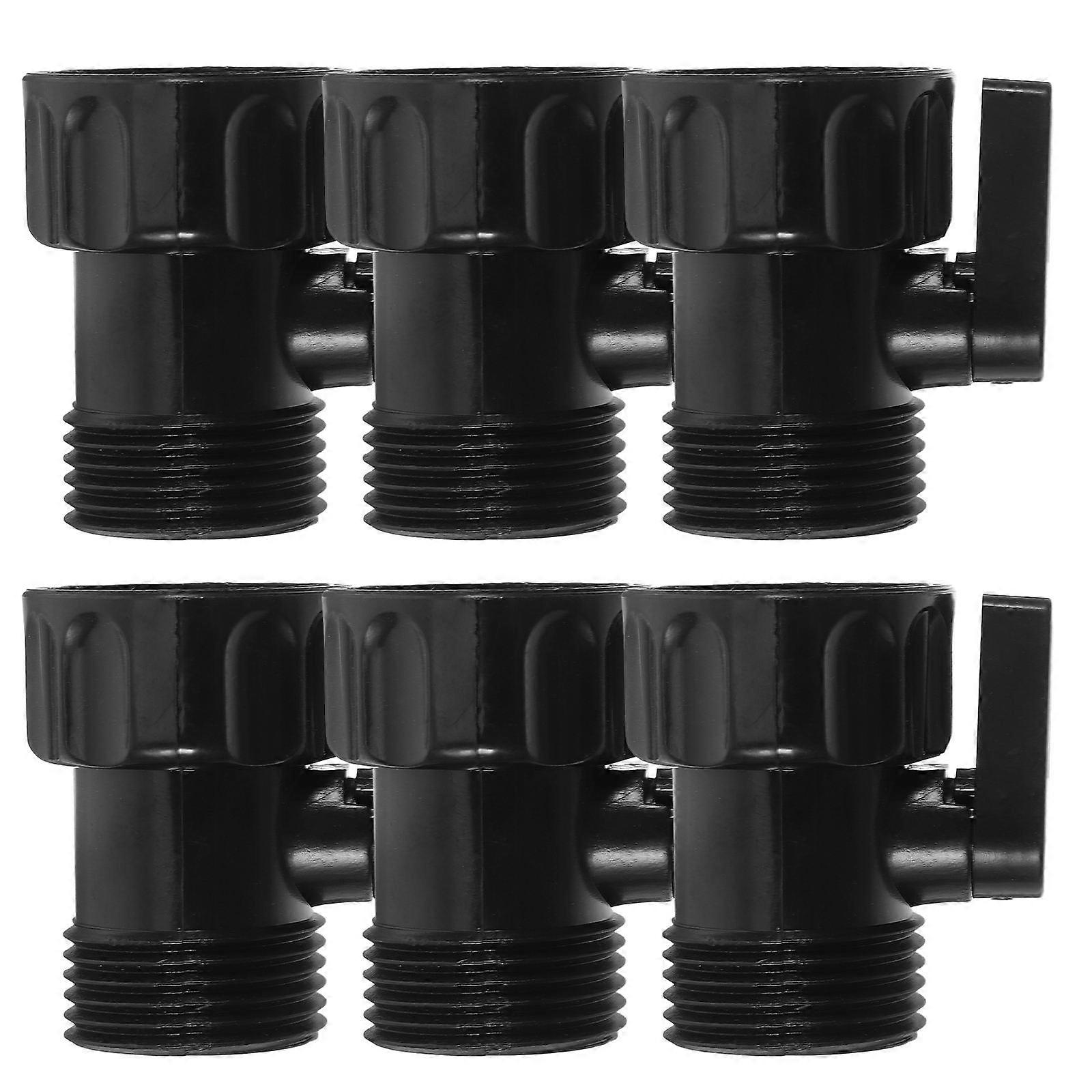 Shut-Off Valve for Pools Easy Installation 6Pcs Garden Management