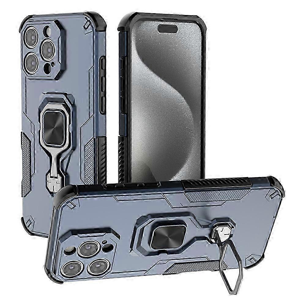 Rotatable Ring Kickstand Shockproof Phone Cover for Compatible Brand iPhone 16 Pro Max Case