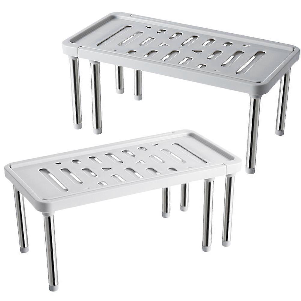 Countertop Spice Rack Retractable Storage Rack Kitchen 34.8X18X15.5CM Condiment Storage 2Pcs
