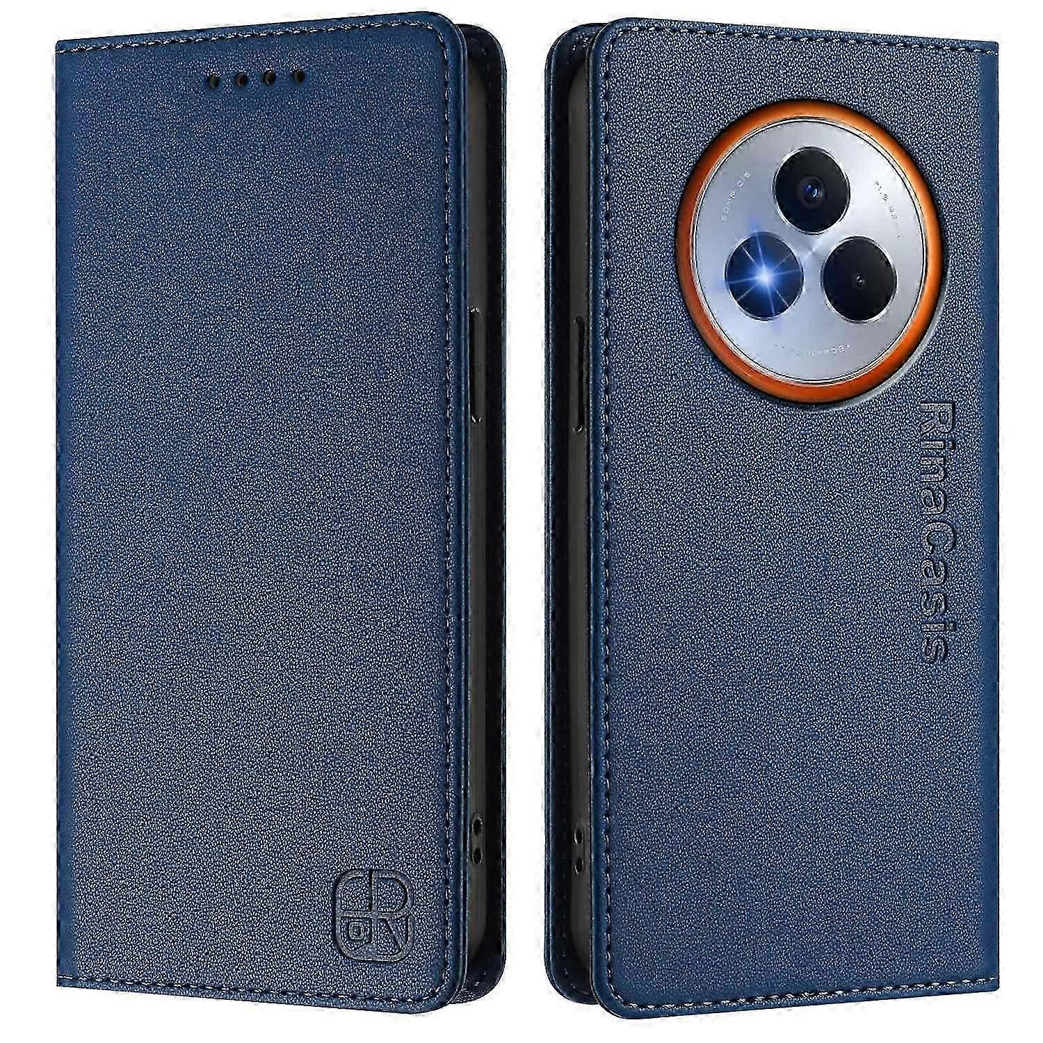 Leather Case for Compatible with Realme Narzo 80 Pro 5G with RFID Blocking Wallet Stand