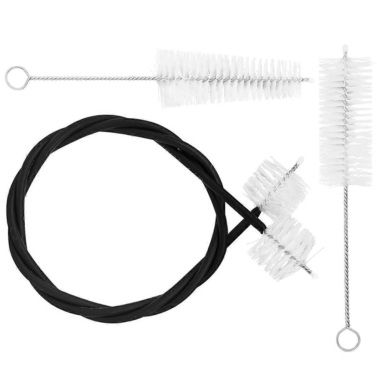 Comprehensive trumpet cleaning set – 3piece set with brush for valve casing and rope for trumpet maintenance