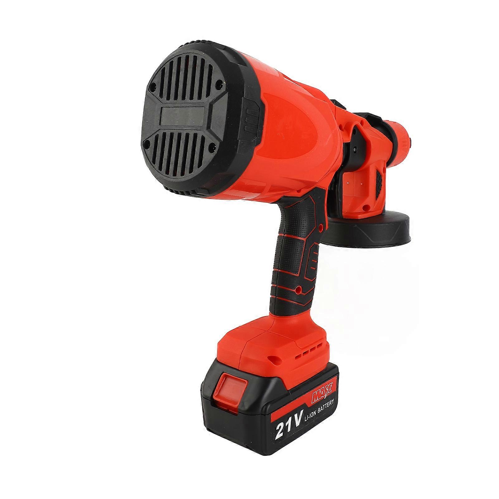 Handheld 21V Electric Sprayer Output Volumes Adjustable Spraying Machine Multifunctional Paint Painting Device High Pressure Paint Sprayer with 800ml