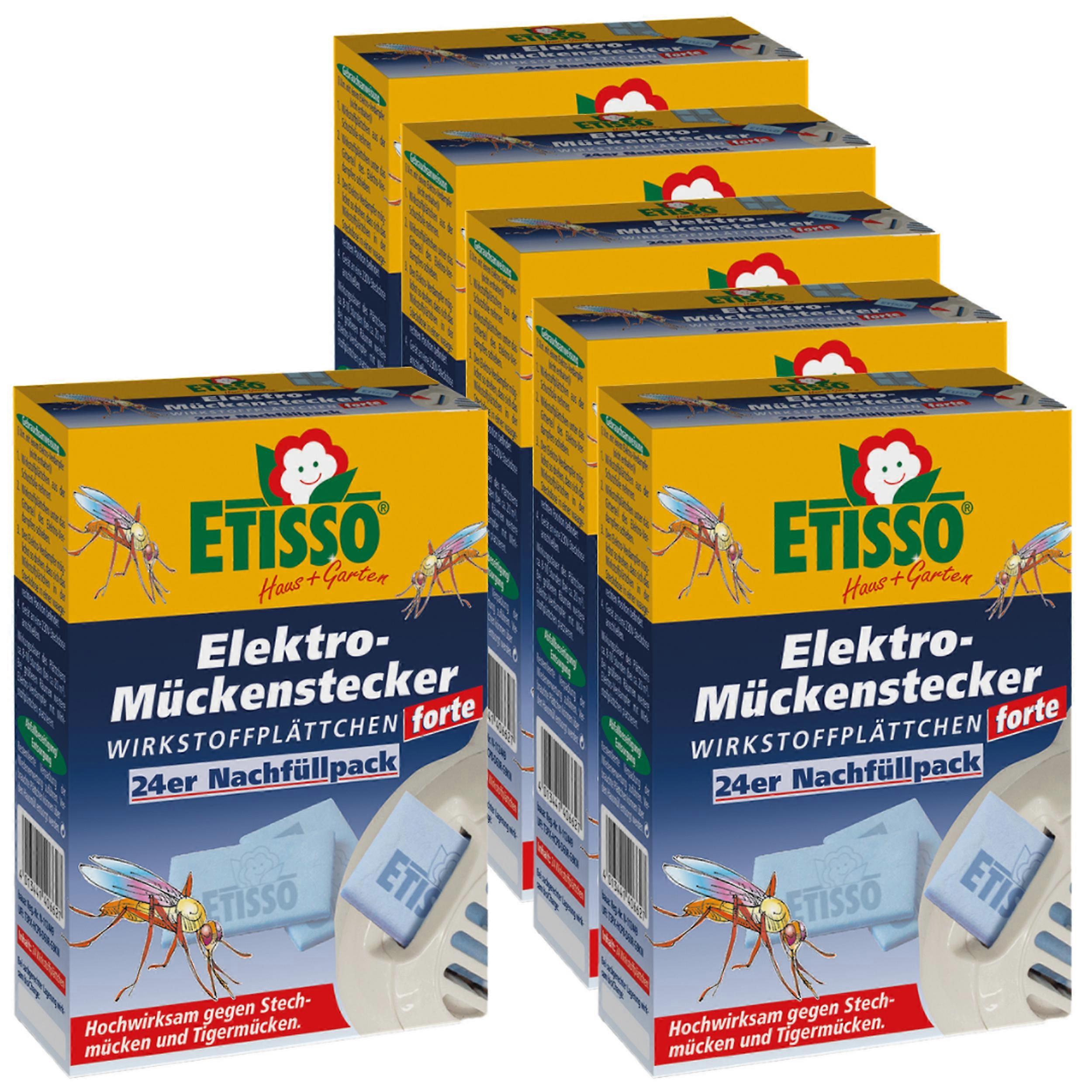 6 x ETISSO® 电动蚊塞 Forte 补充装，24 盘