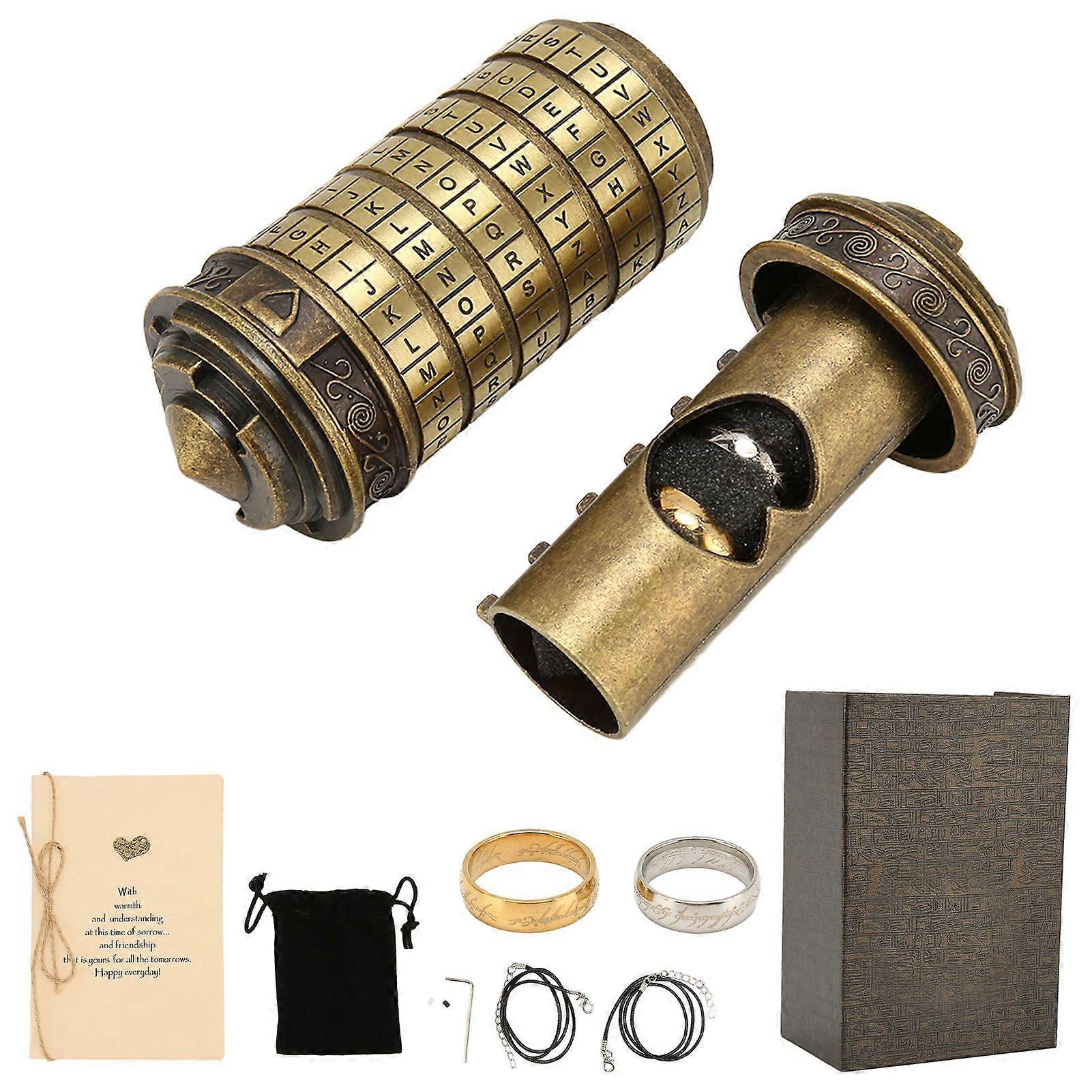 2025 Latest Model  Letter Password Lock Classical Elegant DIY Setting