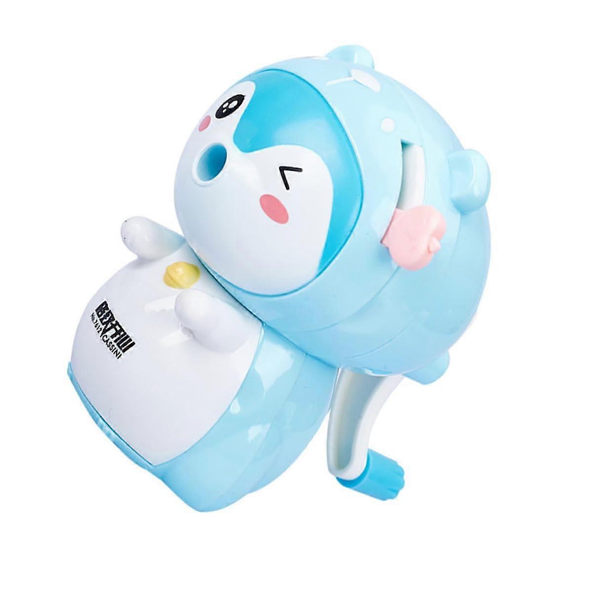 1 piece small pencil sharpener hand crank pencil sharpener stationery hand sharpener for pencils mini quick sharpener plastic and metal blue