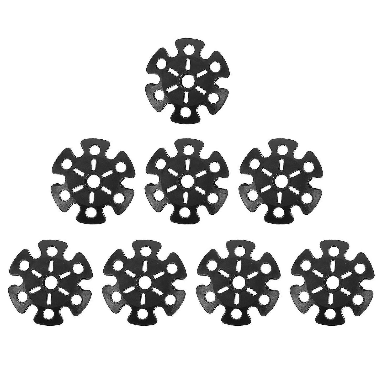 8pcs Replacement Trekking Pole Baskets and Tips for Hiking, Skiing, and Mountaineering – Prevent Sinking in Snow, Mud, or Soft Ground – Easy