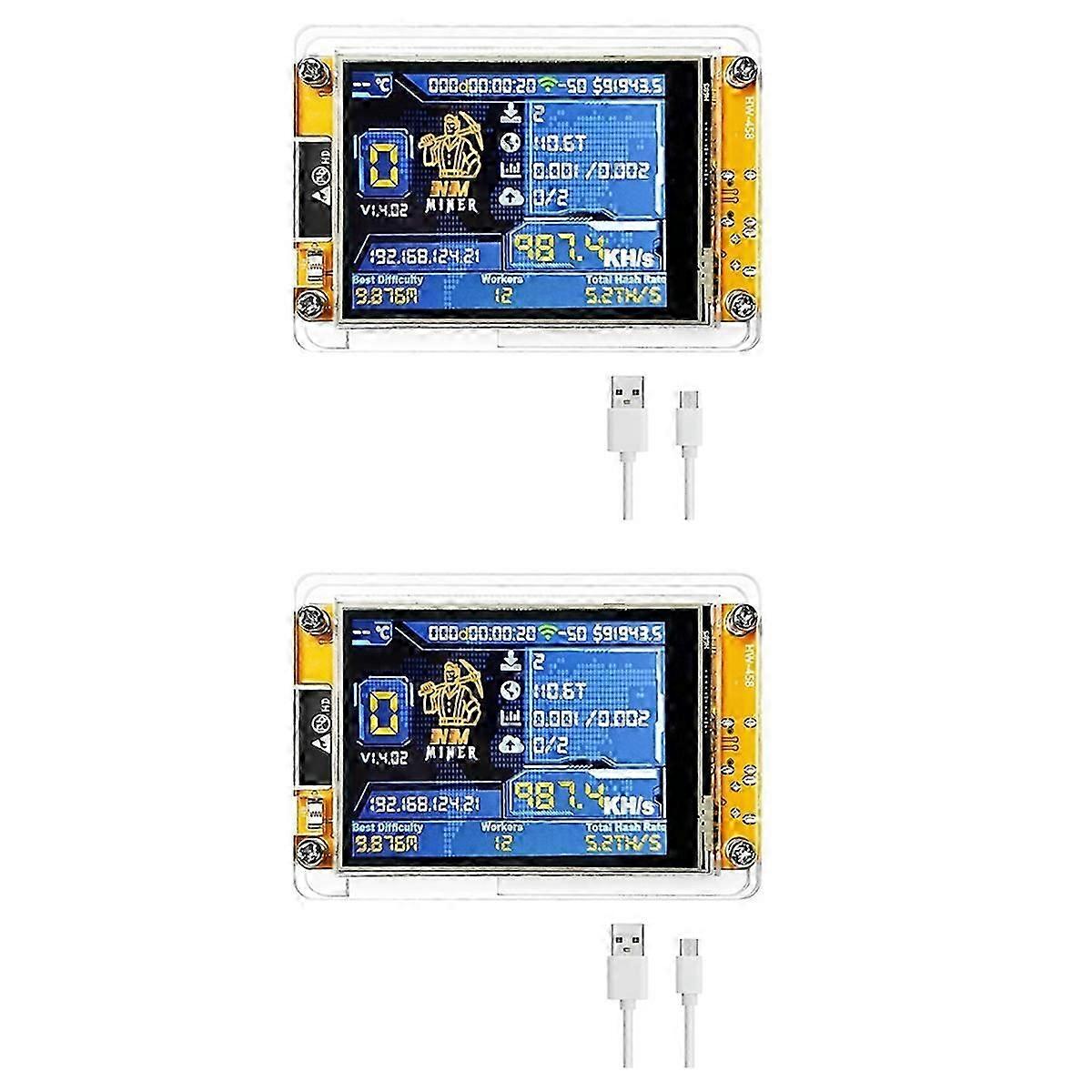 NMMiner NerdMiner Upgraded Harshrate 987KH/S 2.8 Inch Smart Display