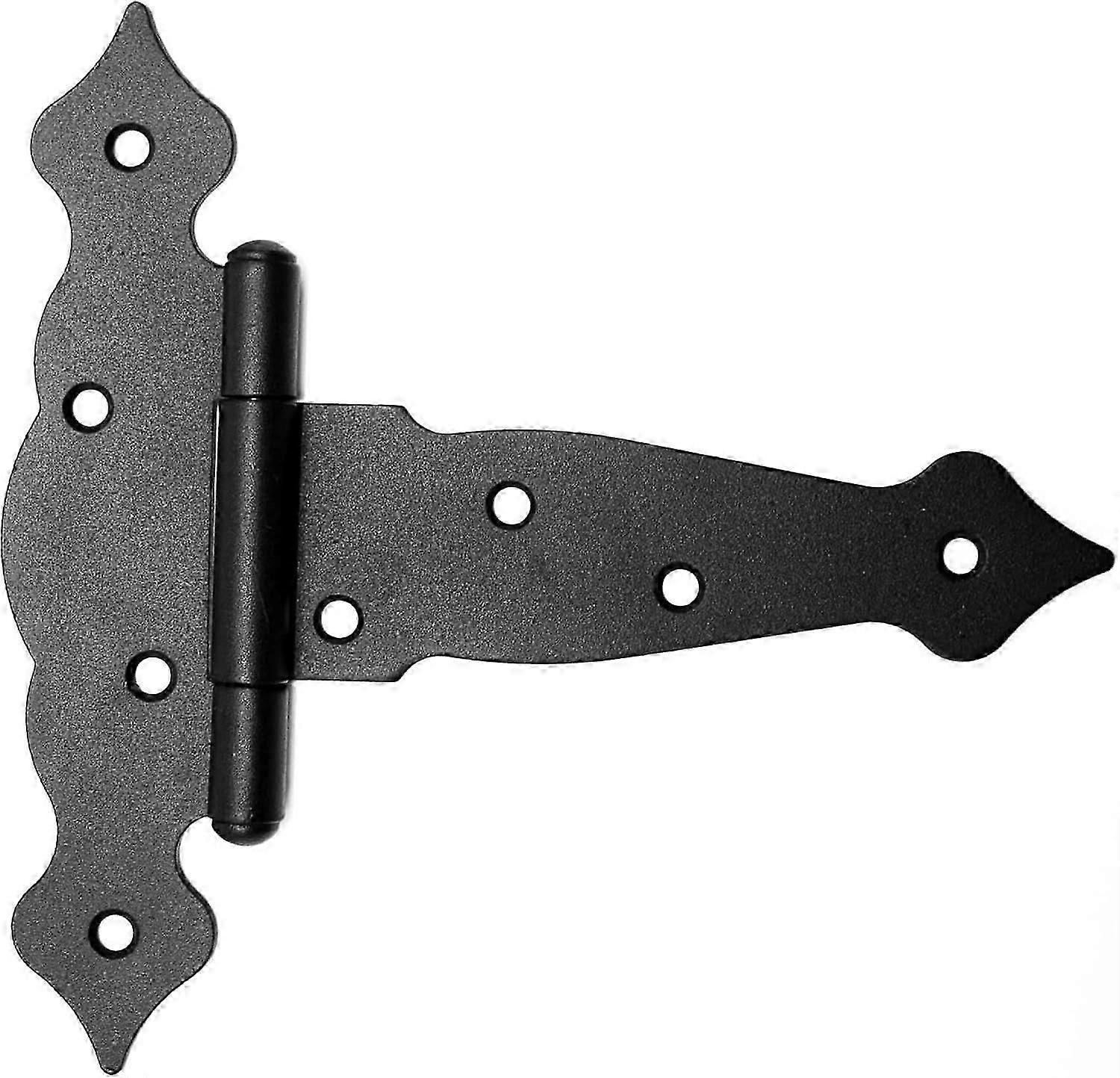 4 pcs Hinge | Gate Hinge in | 150 x 45 x 187 x 2.5 mm | Wrought Iron | Wooden Pool Gate Hinge, Automatic Chicken Coop Door, Door Lock, Garden Gate