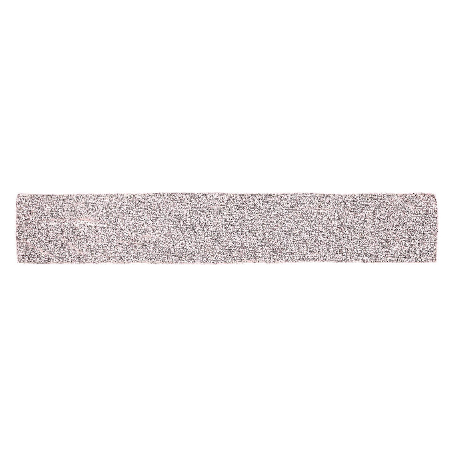 Glitter Foil Table Runner Rose Gold Rectangular Sequin Table For Weddings 180x130cm Decoration 1Set