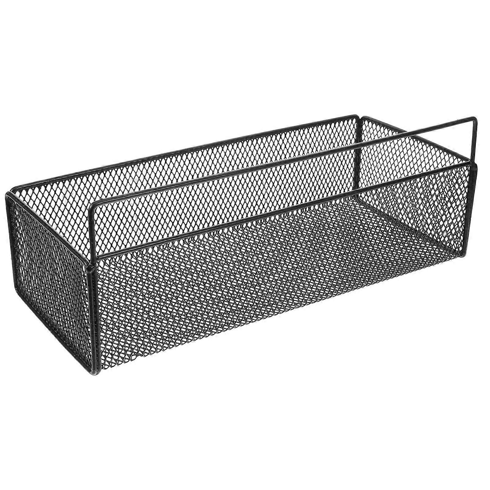 Wall Mount Bathroom Shelf No Drilling Space Saving Iron 1Set