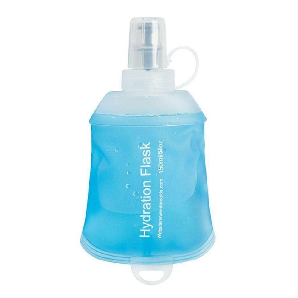 Soft Flask Bottles Foldable Water Bottle 150/250/500 ml Blue Collapsible Travel Bottle