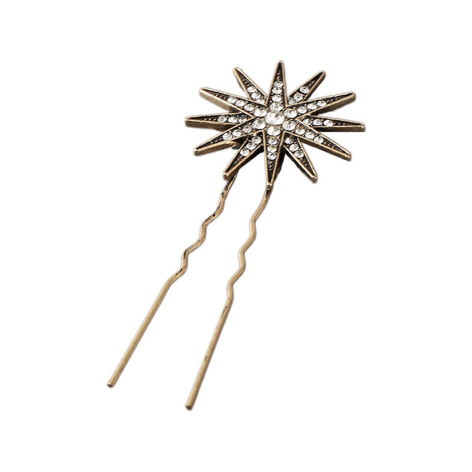 Rhinestone Star Metallic Sty Bronze