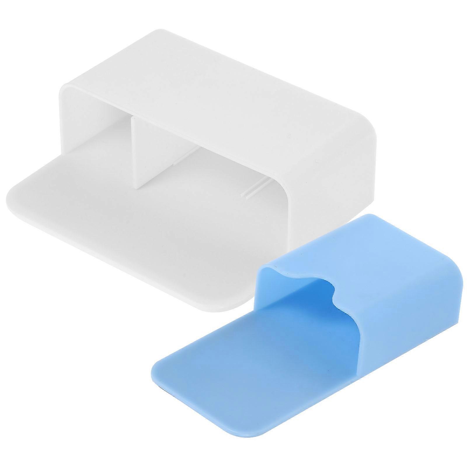 Magnetic Cup Holders White Board Eraser Holders Home Use ABS Material Space Saving 2Pack